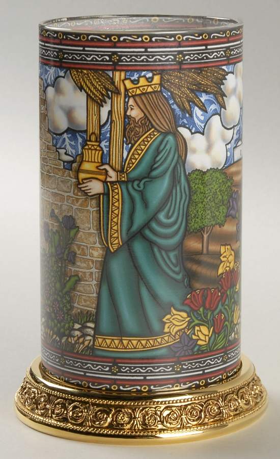 Oh Holy Night Candle Votive King Gaspar - No Box by Franklin Mint-1