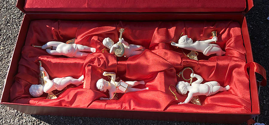 Heralding Angels Boxed First Set Of 6 - With Box by Franklin Mint-1