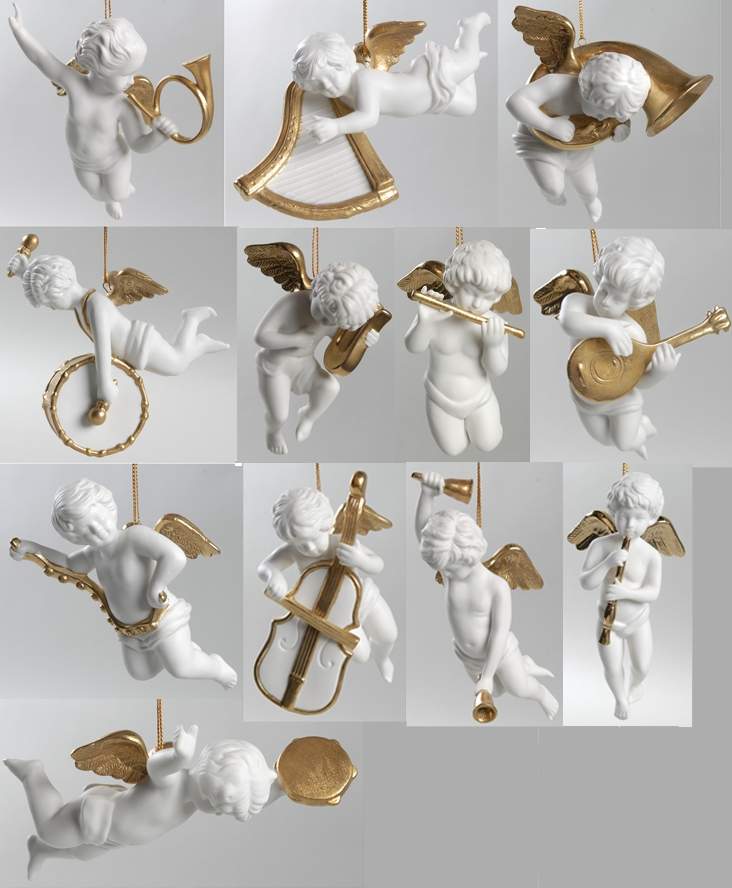 Heralding Angels Boxed Set Of 12  (Includes First Set) - Boxed by Franklin Mint-1
