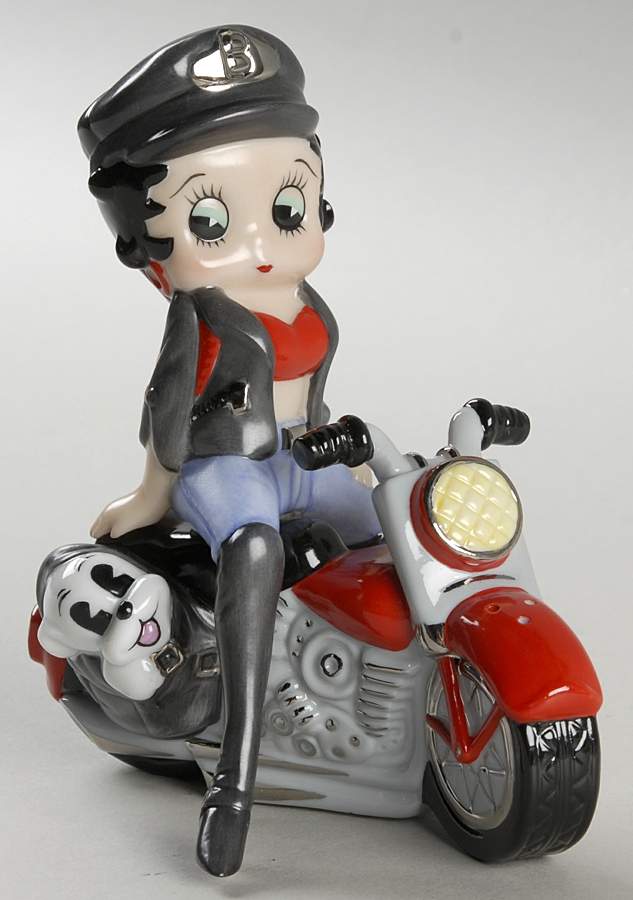Betty Boop Bikin Betty Salt & Pepper - No Box by Franklin Mint-1