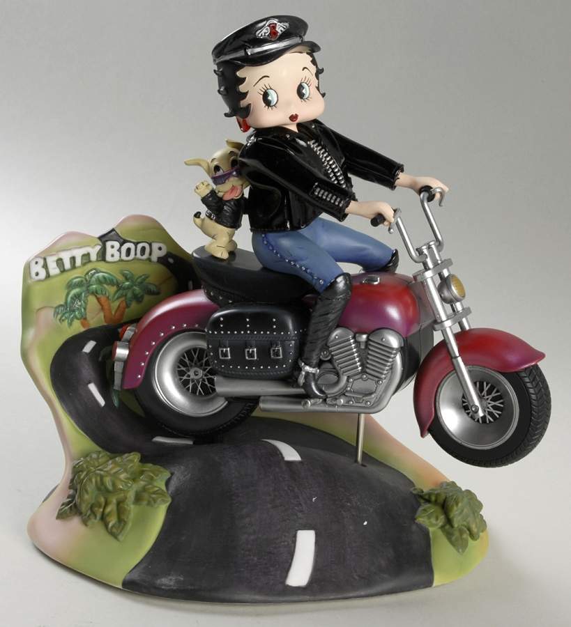 Betty Boop Born To Be Boop-Musical - No Box by Franklin Mint-1