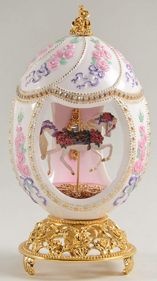 House of Faberge Carousel Waltz - No Box by Franklin Mint-1