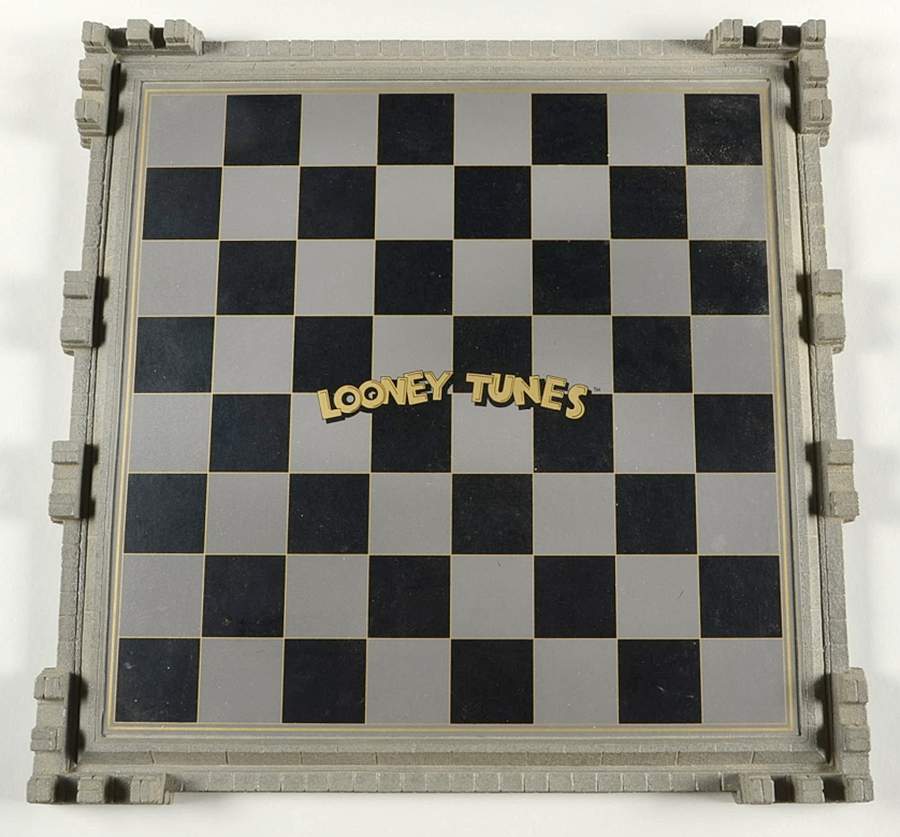 Looney Tunes Game Board Only - Chess/Checkers Board Only by Franklin Mint-1
