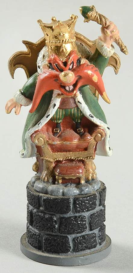 Looney Tunes Yosemite Sam-King - King-Black Chess Piece by Franklin Mint-1