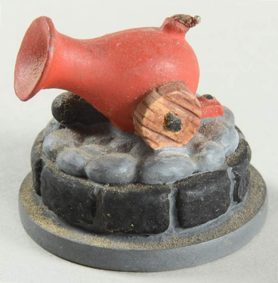 Looney Tunes Cannon-Pawn - Pawn-Black Chess Piece by Franklin Mint-1