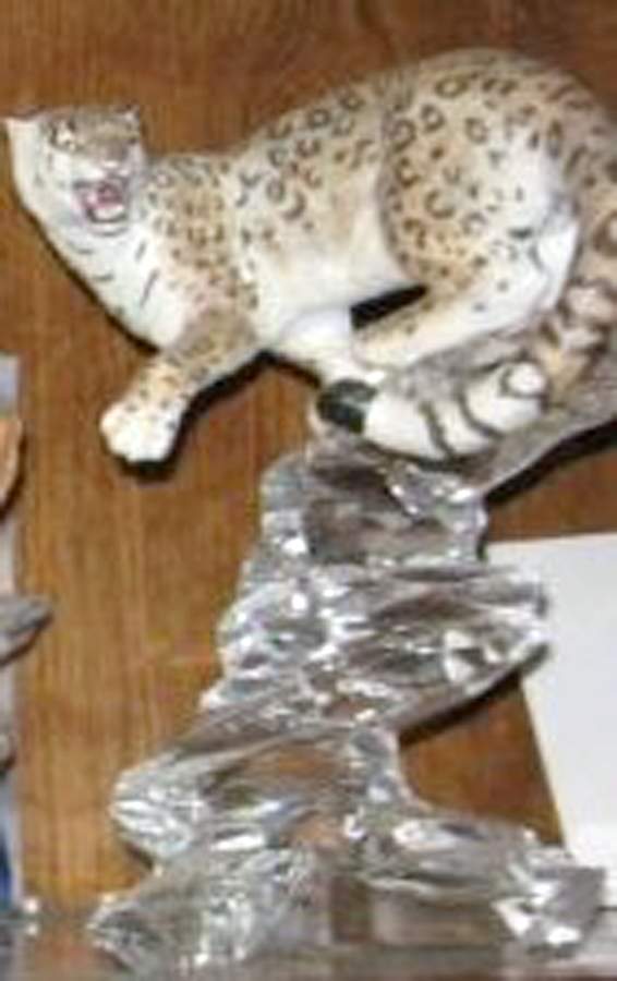 Cats of the World Leopard - Boxed by Franklin Mint-1