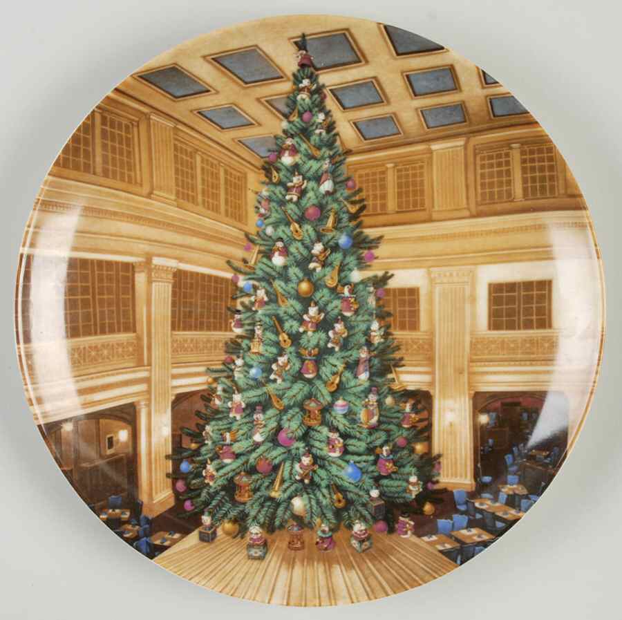 FITz & Floyd Plates The Great Tree-Marshell Field's - No Box by Fitz & Floyd-1