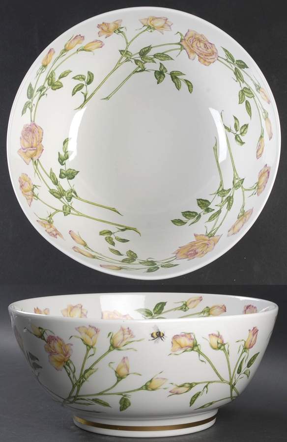 Franklin Mint Bowl The Rose Garden Bowl - No Box by Franklin Mint-1