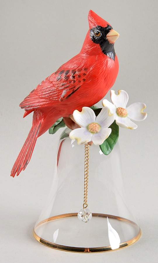 Bird Bells Cardinal - No Box by Franklin Mint-1