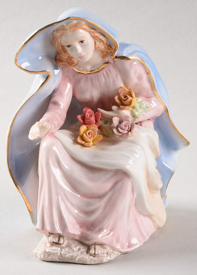 Capodimonte Rose Mary - Boxed by Franklin Mint-1