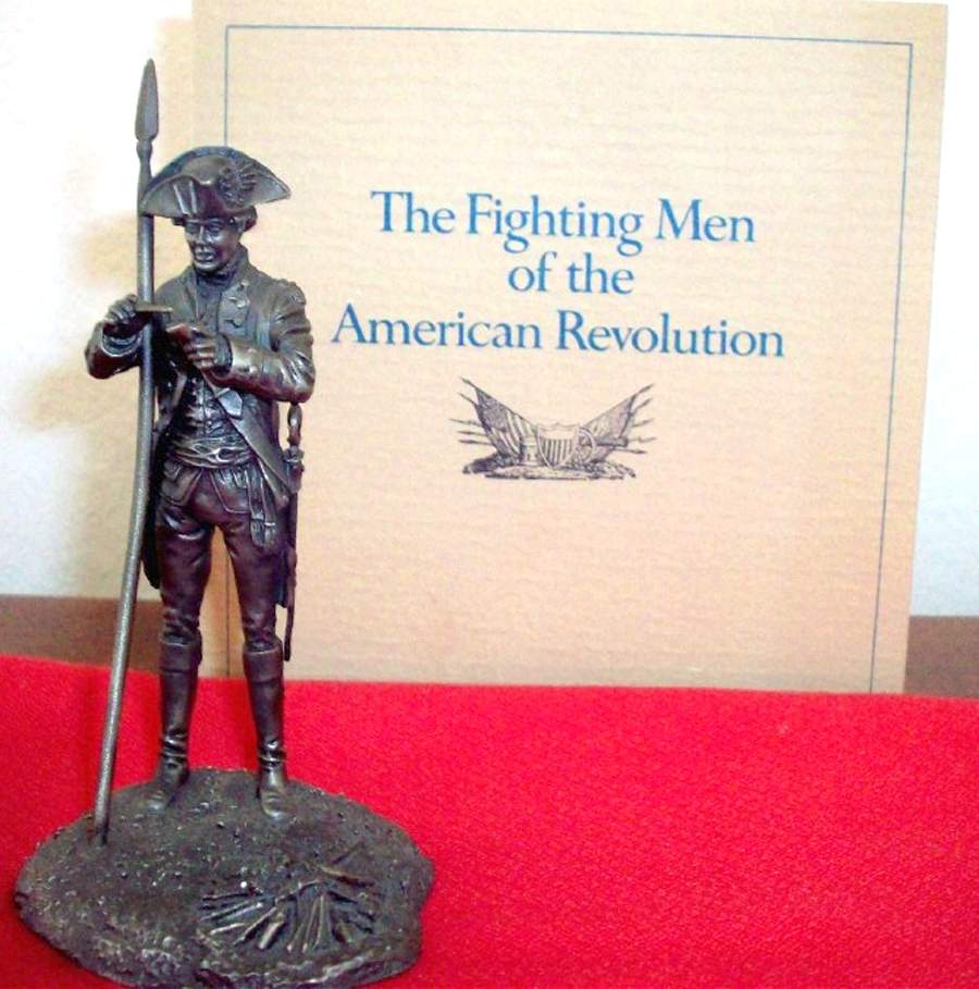 Fighting Men American Revolution Officer 3rd New York Regiment - No Box by Franklin Mint-1