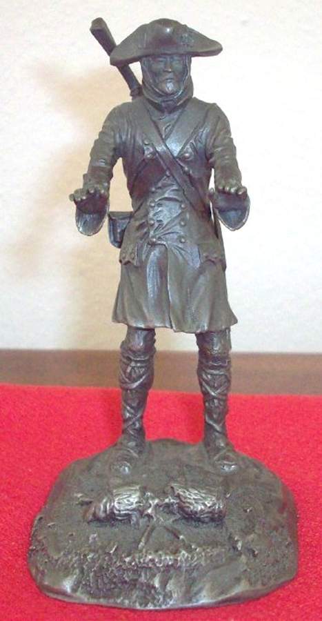 Fighting Men American Revolution Priviate 1st New Jersey Regiment - No Box by Franklin Mint-1