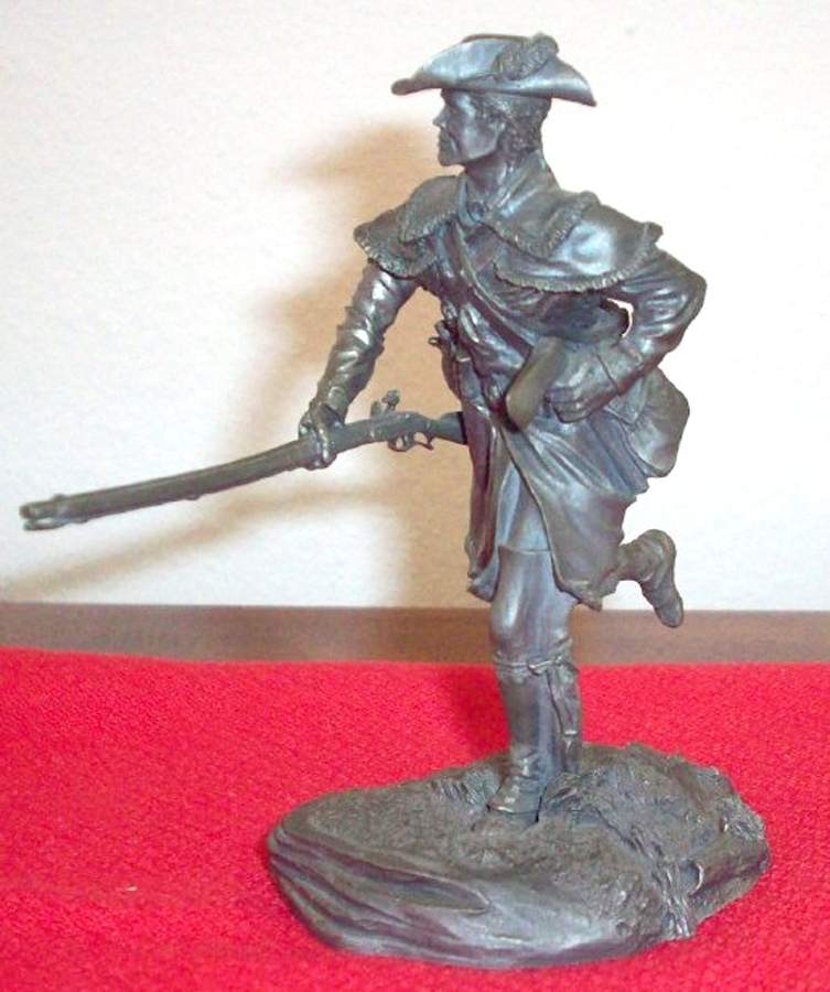 Fighting Men American Revolution Rifleman Pennsylvania - With Box by Franklin Mint-1