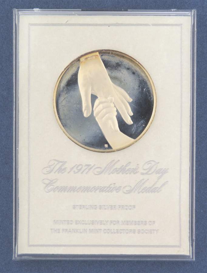 Mother's Day Proof 1971 Mother's Day - No Box by Franklin Mint-1