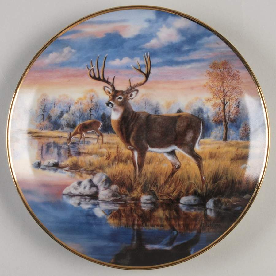 Majestic Beauty Fall's Awakening - No Box by Franklin Mint-1