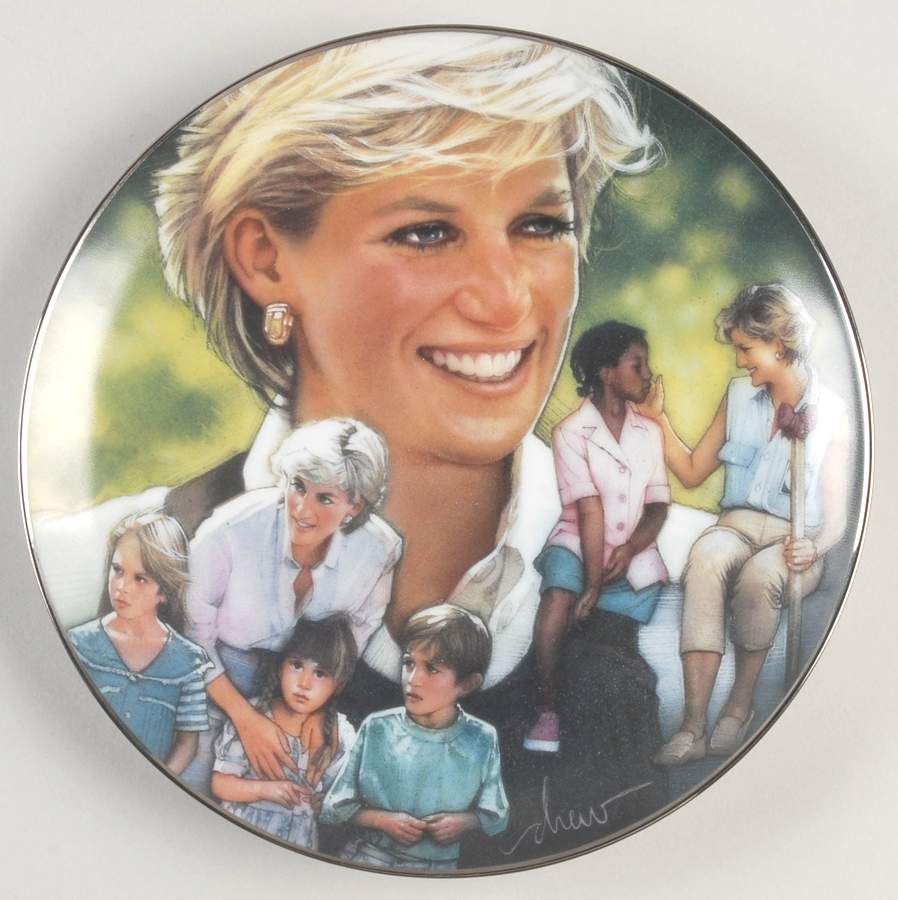 Diana Princess of Wales Angel Of Hope - No Box by Franklin Mint-1