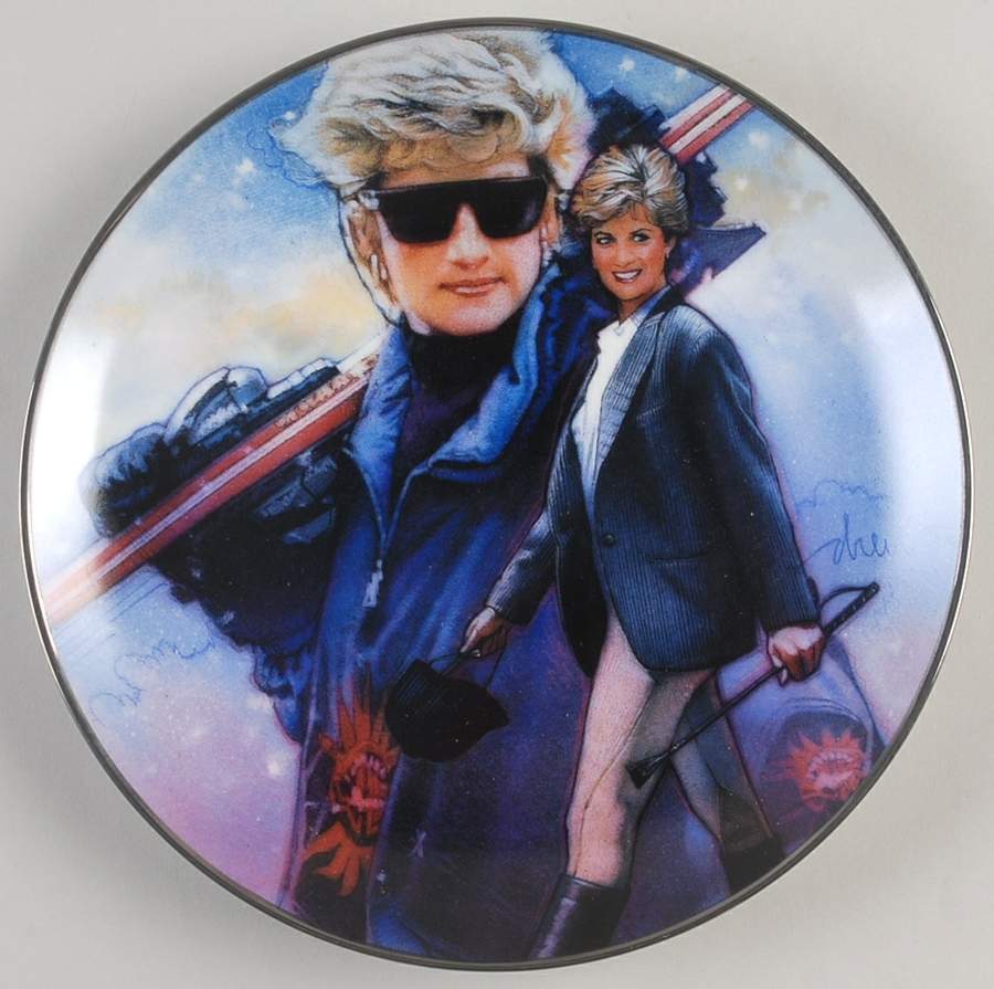 Diana Princess of Wales Sporting Di - No Box by Franklin Mint-1