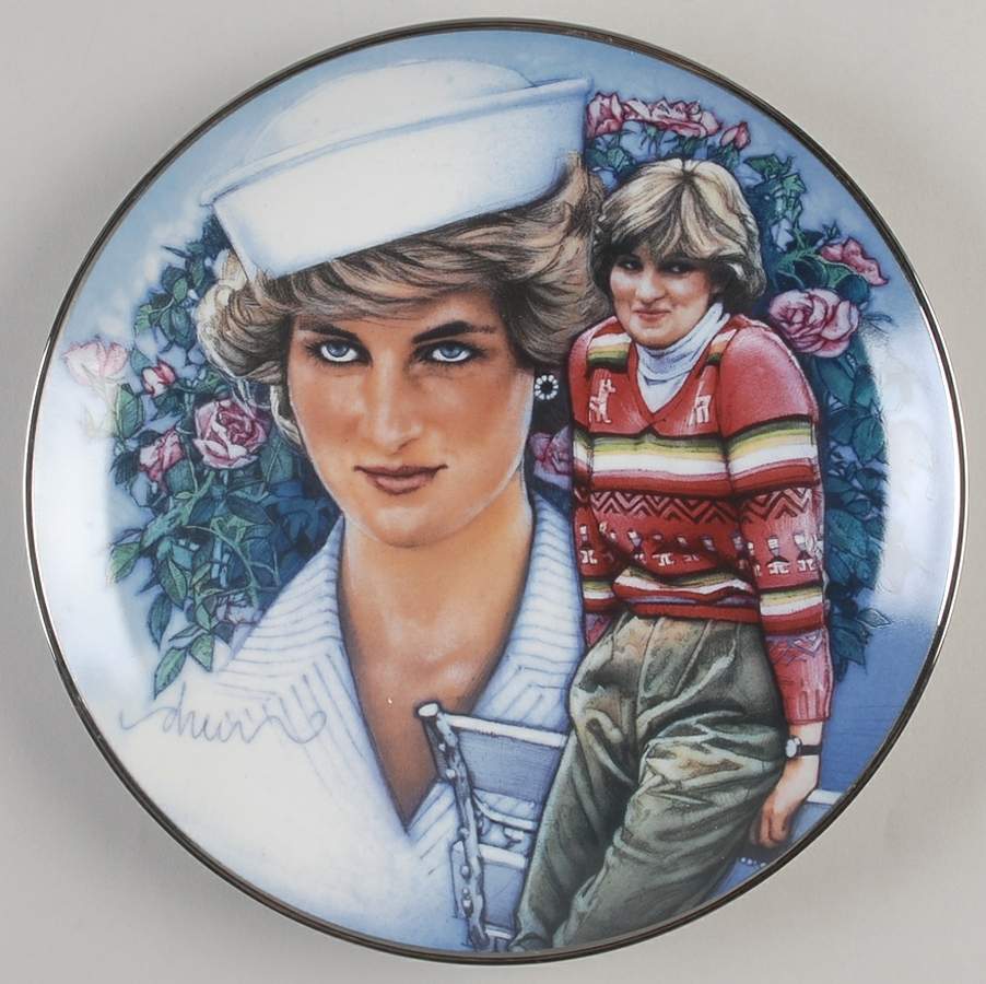 Diana Princess of Wales Shy Di - No Box by Franklin Mint-1