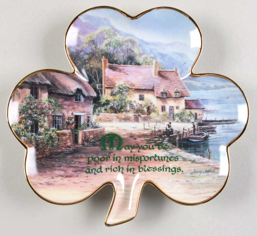 An Irish Blessing May You Be Poor In Misfortune - No Box by Franklin Mint-1