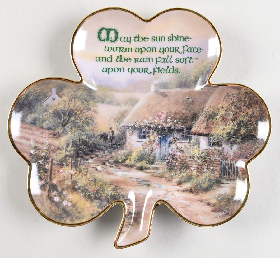 An Irish Blessing May The Sun Shine Warm - No Box by Franklin Mint-1