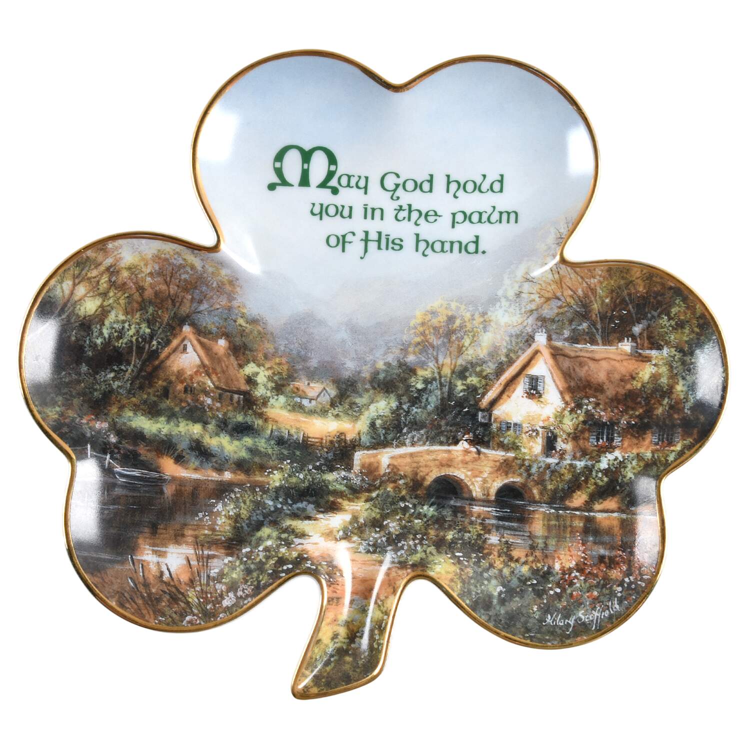 An Irish Blessing May God Hold You In The Palm - No Box by Franklin Mint-1