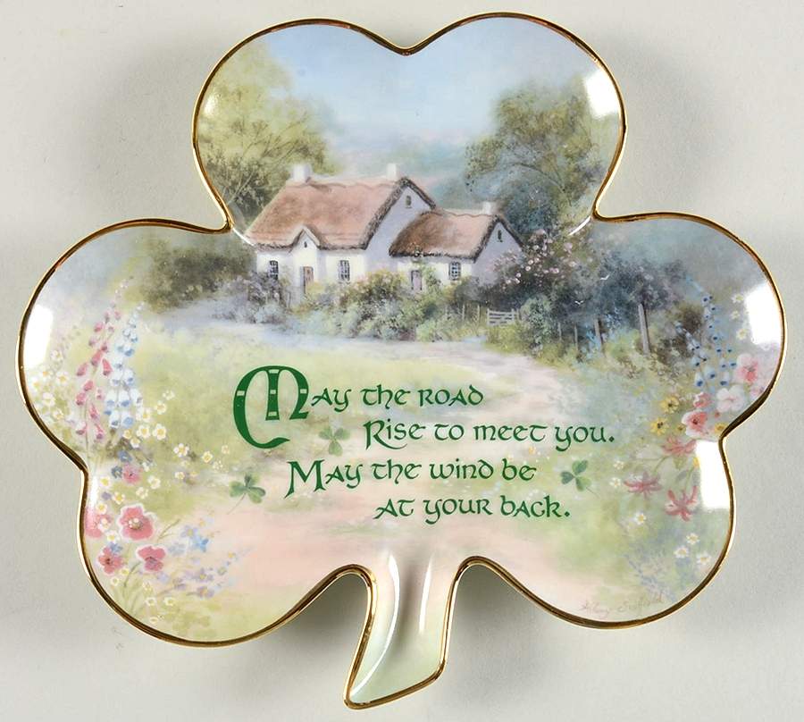 An Irish Blessing May The Road Rise - No Box by Franklin Mint-1