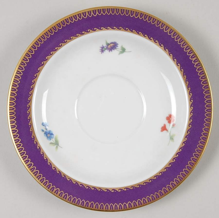 Vienna Academy of Fine Arts, 300 Years Saucer,J Riggs 1782-1863 - No Box by Franklin Mint-1