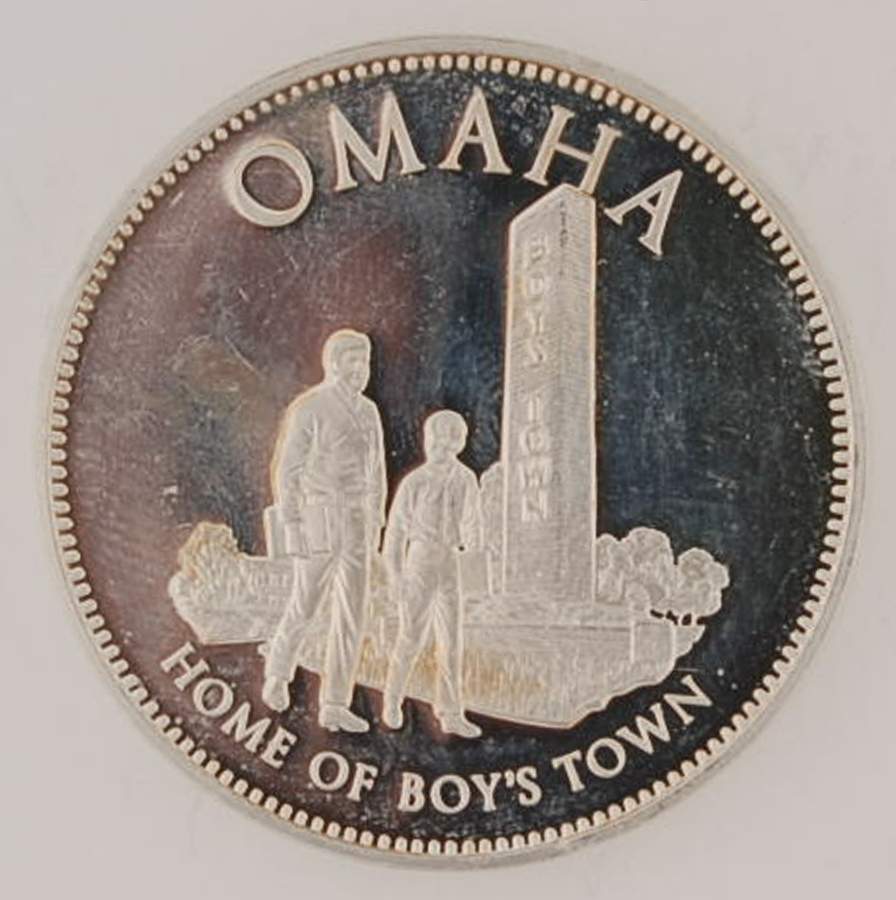 US Conference of Mayors Medals Omaha Nebraska - No Box by Franklin Mint-1