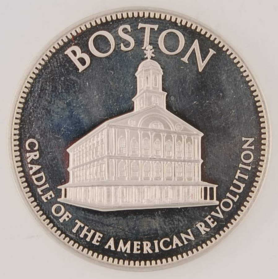 US Conference of Mayors Medals Boston Massachusetts - No Box by Franklin Mint-1