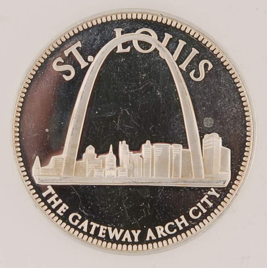 US Conference of Mayors Medals St Louis Missouri - No Box by Franklin Mint-1