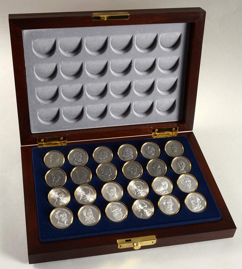 Civil War Checkers Set Checkers Set-Box & Checkers - No Box by Franklin Mint-1