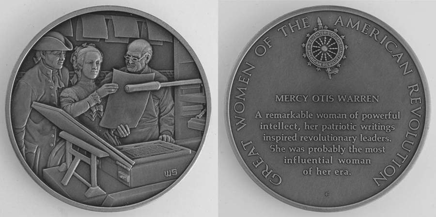 Great Women of the American Revolution Mercy Otis Warren - No Box by Franklin Mint-1