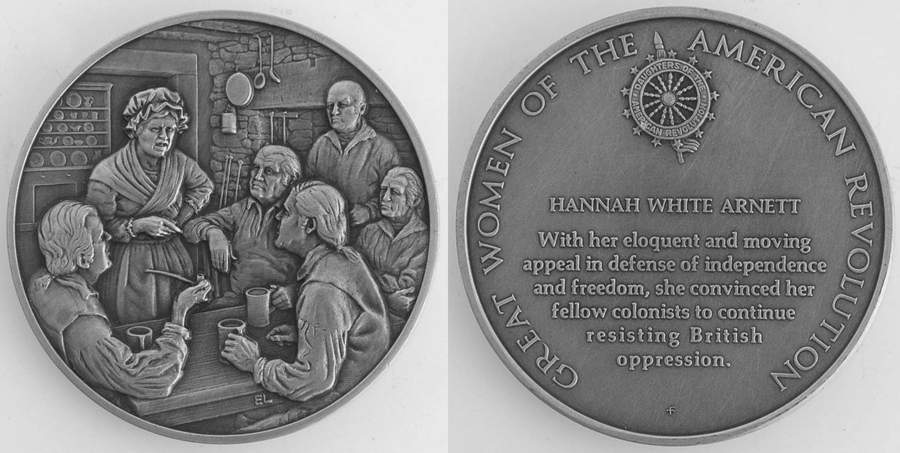 Great Women of the American Revolution Hannah White Arnett - No Box by Franklin Mint-1