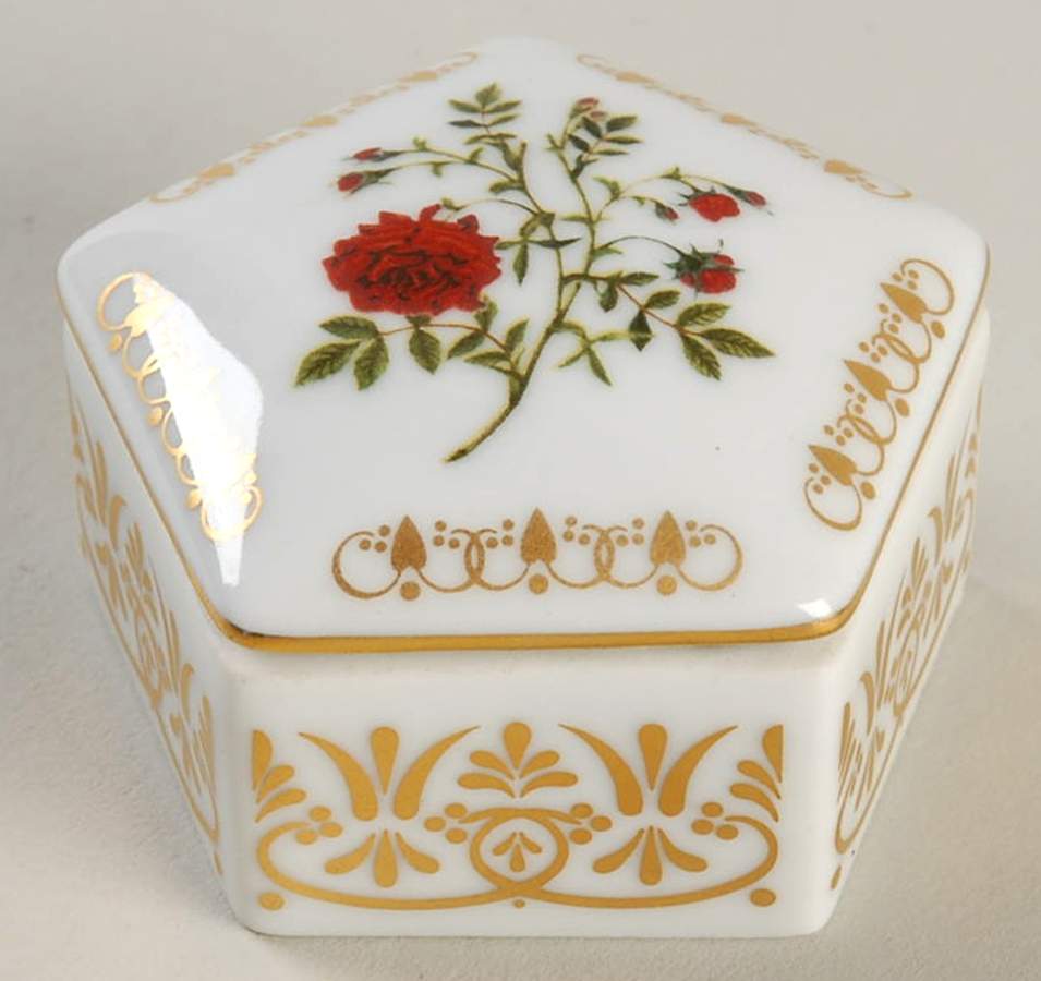 Empress Josephines Rose Garden Rosa Virginiana Plena - No Box by Franklin Mint-1