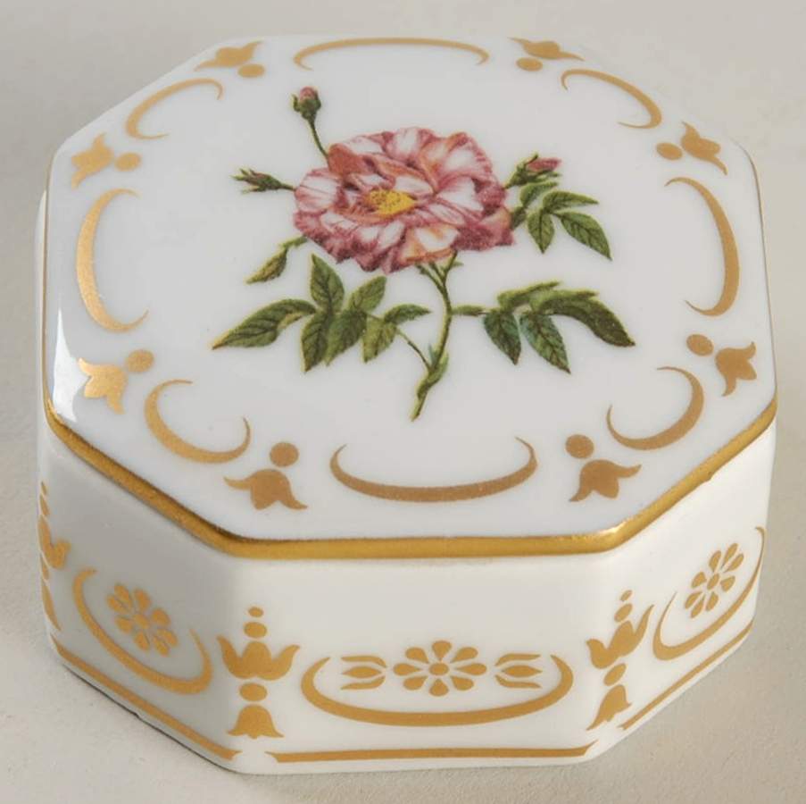 Empress Josephines Rose Garden Rosa Gallica Versicolor - No Box by Franklin Mint-1