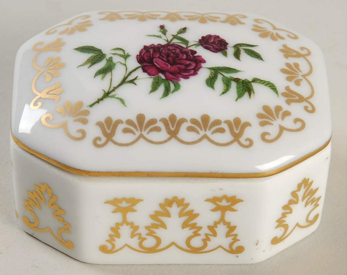 Empress Josephines Rose Garden Rosa Gallica - No Box by Franklin Mint-1