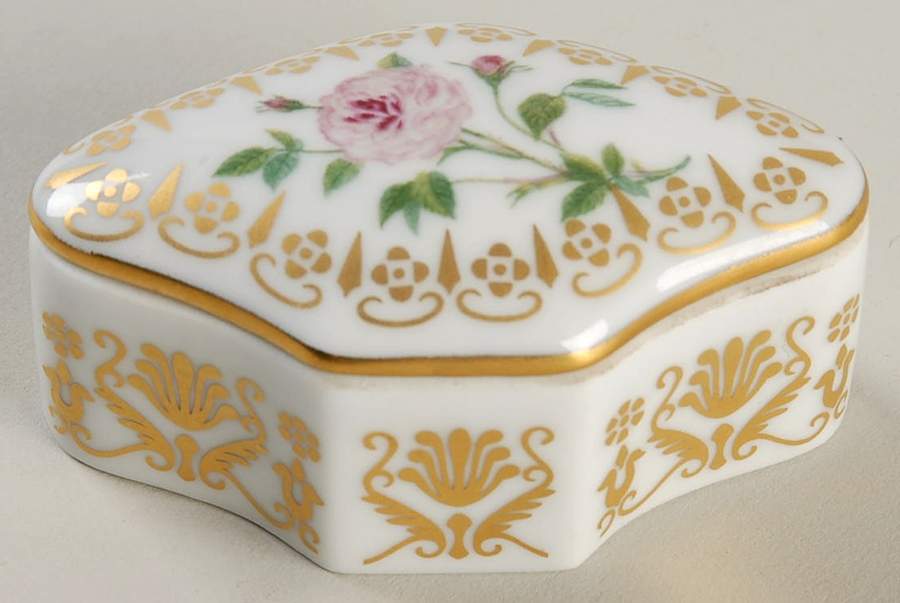 Empress Josephines Rose Garden Rosa  Alba Maiden's Blush - No Box by Franklin Mint-1