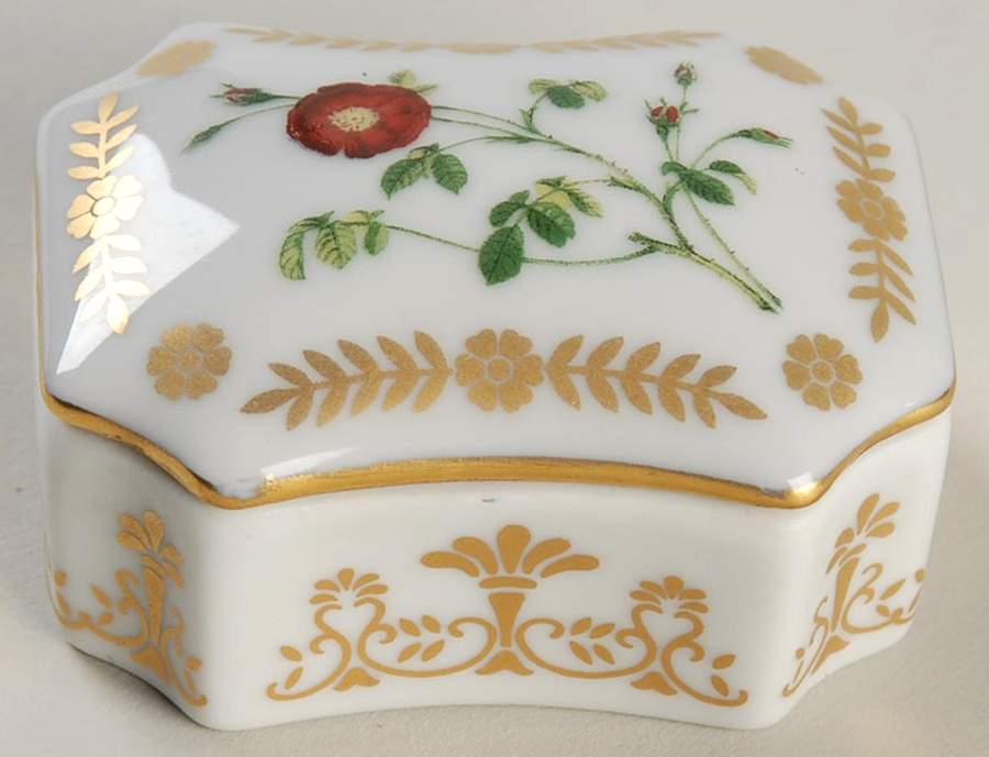 Empress Josephines Rose Garden Rosa Gallica La Belle Sultanne - No Box by Franklin Mint-1