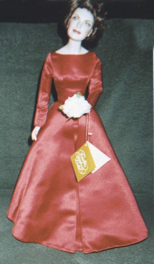 Jacqueline Kennedy Red Dress - Boxed by Franklin Mint-1