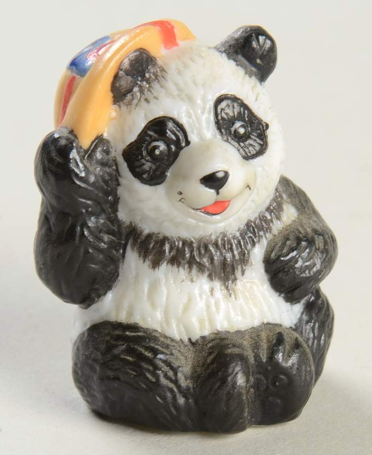 Animal Alphabet Thimbles P Is For Panda - No Box by Franklin Mint-1