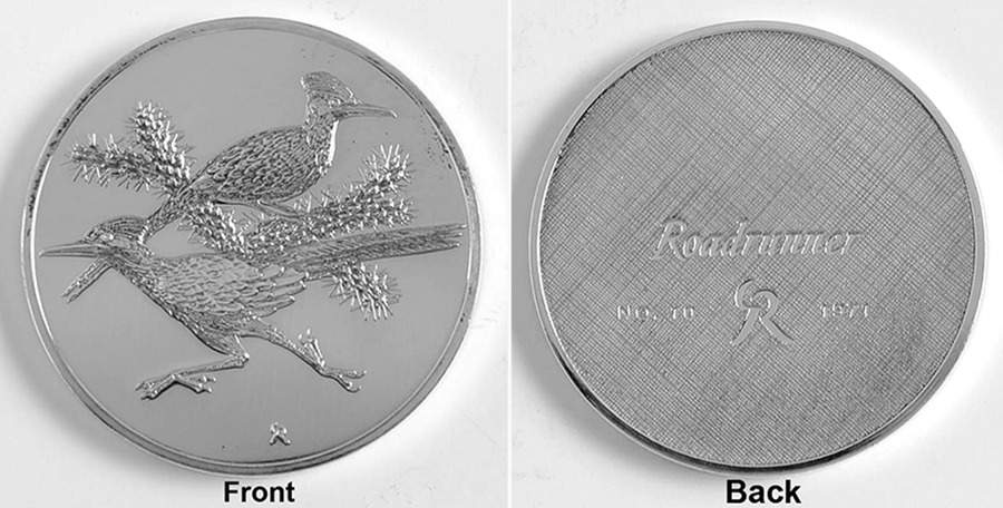 Roberts Birds Roadrunner - No Box by Franklin Mint-1