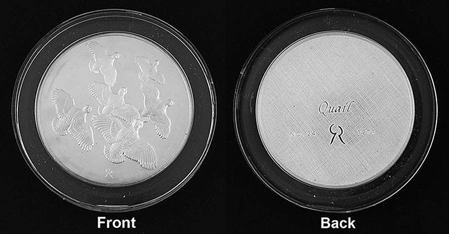 Roberts Birds Quail - No Box by Franklin Mint-1