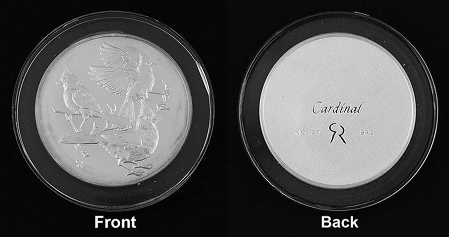 Roberts Birds Cardinal - No Box by Franklin Mint-1