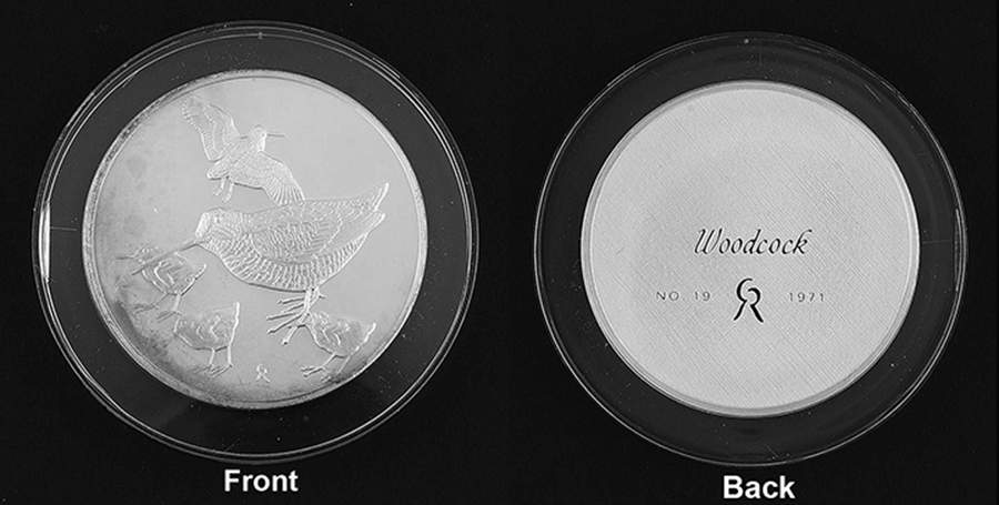Roberts Birds Woodcock - No Box by Franklin Mint-1