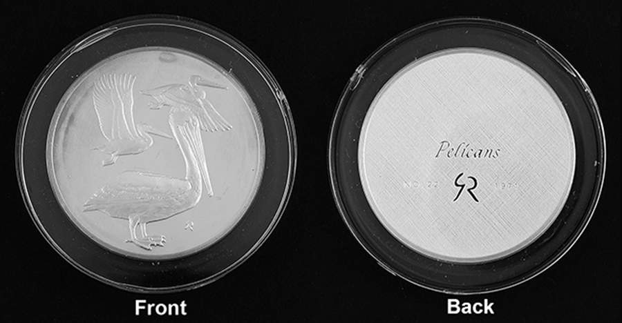Roberts Birds Pelicans - No Box by Franklin Mint-1