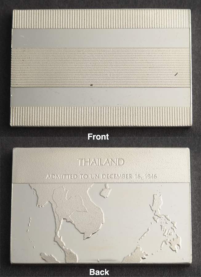 Flags of the United Nations Thailand - No Box by Franklin Mint-1
