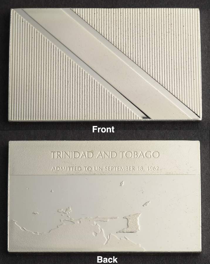 Flags of the United Nations Trinidad And Tobago - No Box 108 by Franklin Mint-1