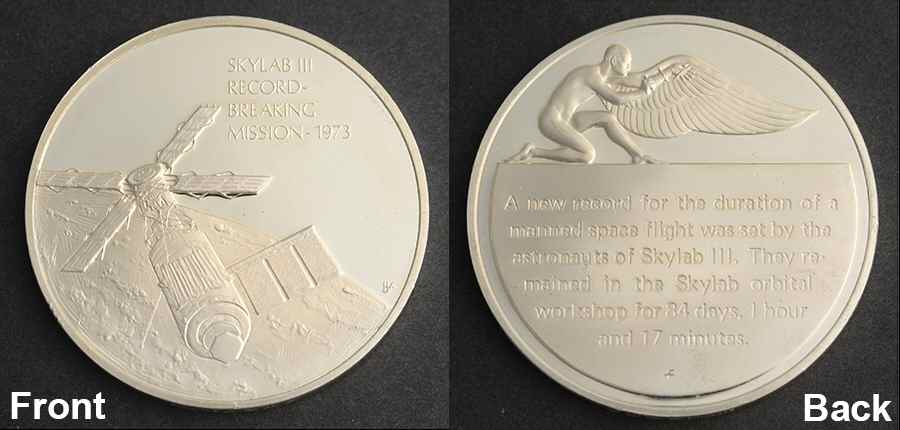 History of Flight Skylab Iii Record-Breaking Mission 1973 - No Box by Franklin Mint-1