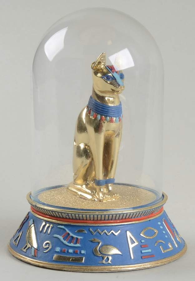 The Treasures of Ancient Egypt The Sacred Bast Cat - No Box by Franklin Mint-1