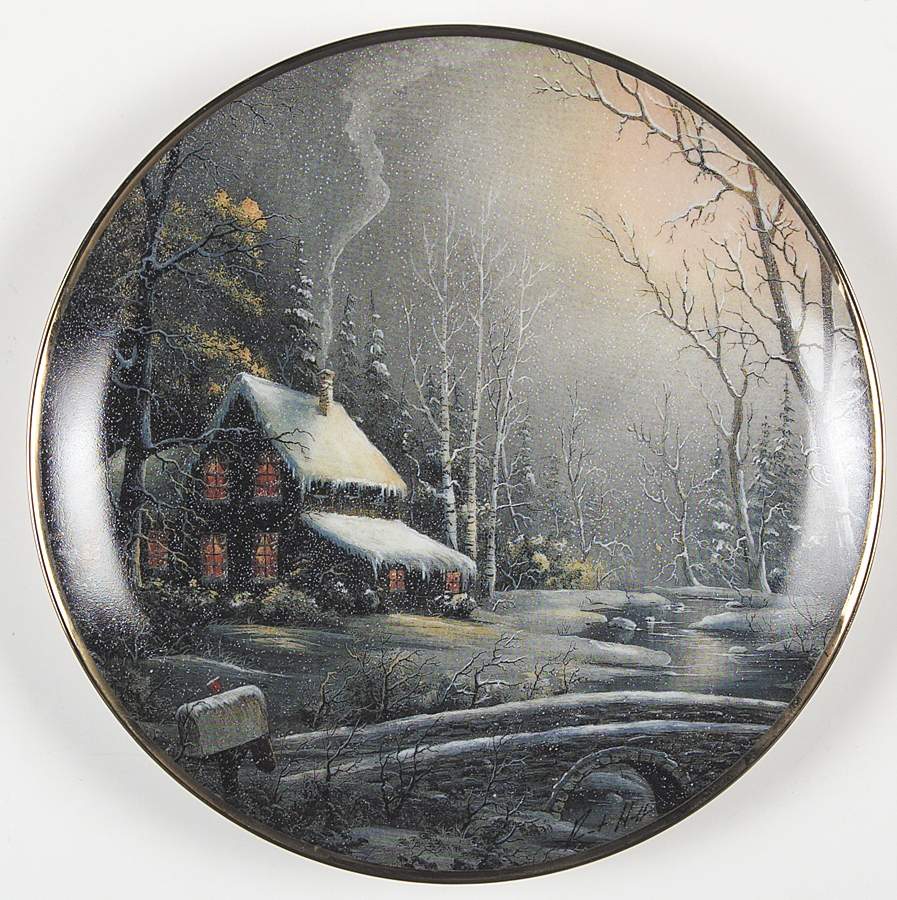 Peaceful Retreats Winter Watch - No Box by Franklin Mint-1